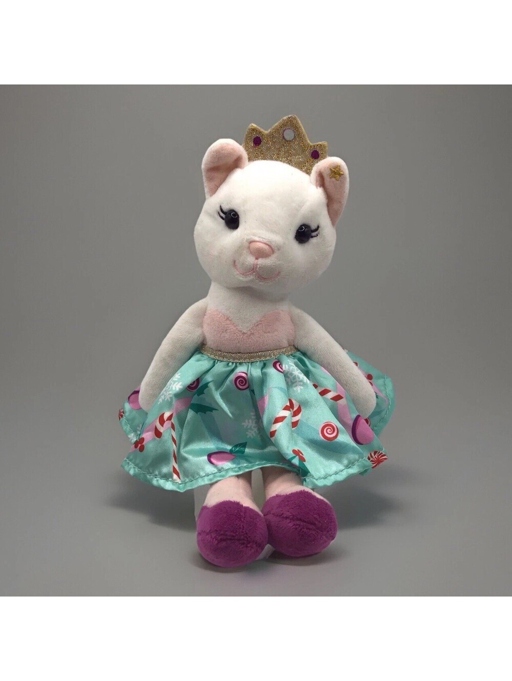 Douglas 11” Sugar Plum Fairy Cat Plush Rare Stuffed Animal Toy